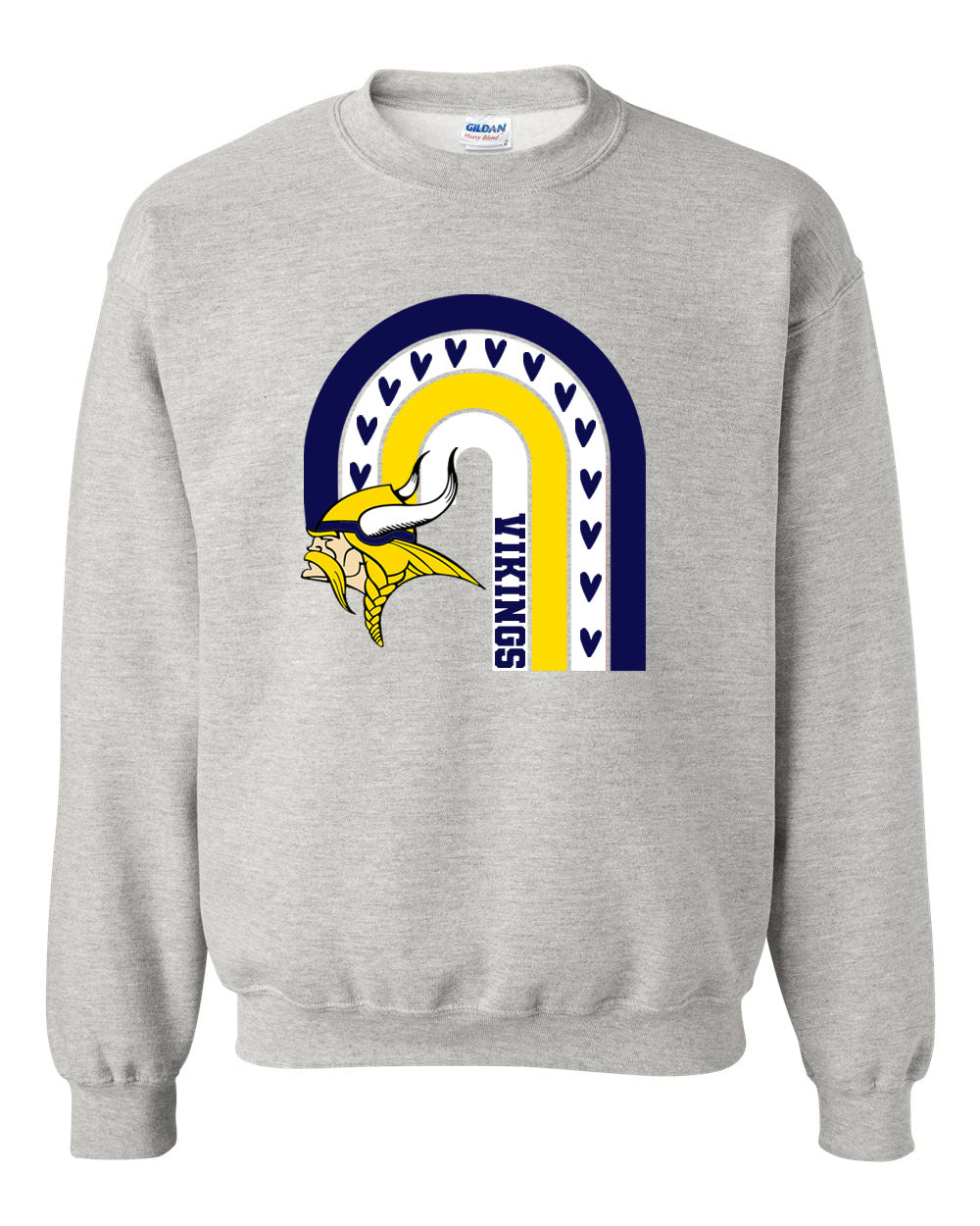 Vernon design 7 non hooded sweatshirt