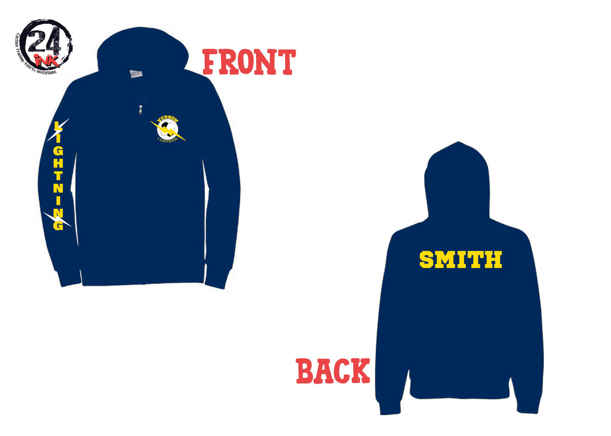 Vernon Lightning Zip up