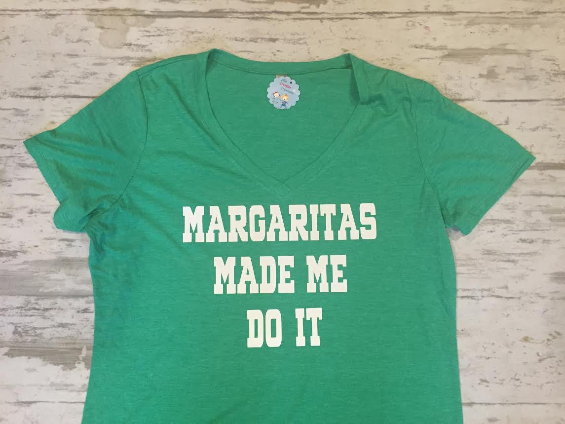 Margaritas Made Me Do It T-Shirt