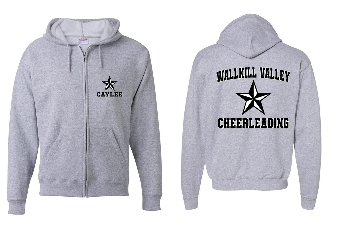 Wallkill Cheer Design 6 Zip up Sweatshirt