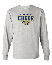 Lions Cheer Long Sleeve Shirt Design 1