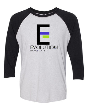 Evolution Dance Arts design 2 raglan shirt