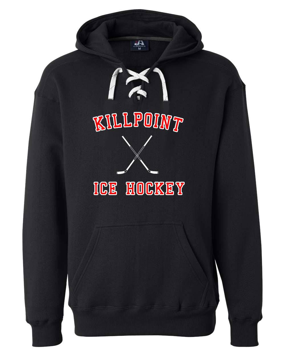 Killpoint Hockey Design 3 Hooded Sweatshirt with laces