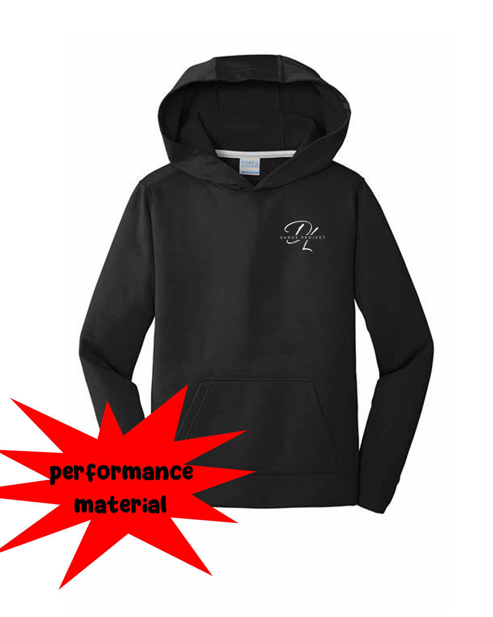 DL Dance Project Performance Hooded Sweatshirt Design 3