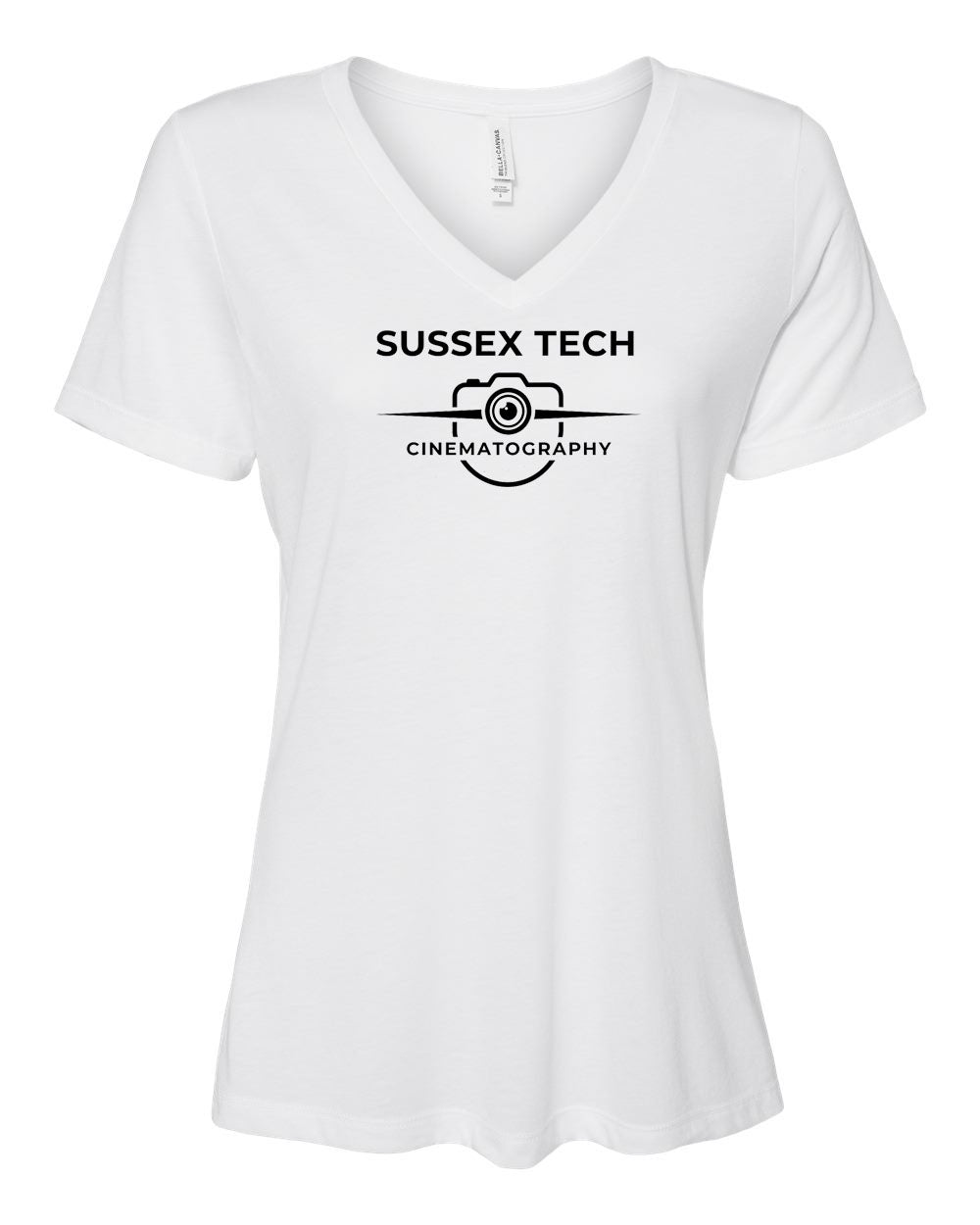 Sussex Tech Film Design 3 V-neck T-shirt