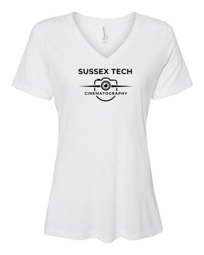 Sussex Tech Film Design 3 V-neck T-shirt