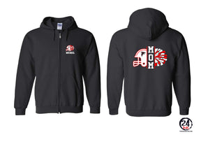 Falcons Cheer Zip up Sweatshirt Design 2