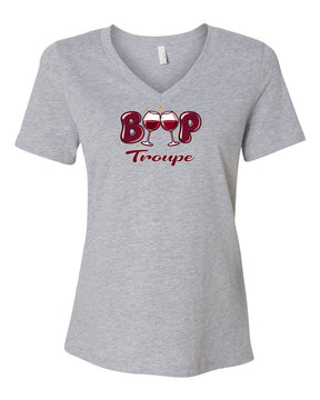 Boop V-neck T-shirt Design 1
