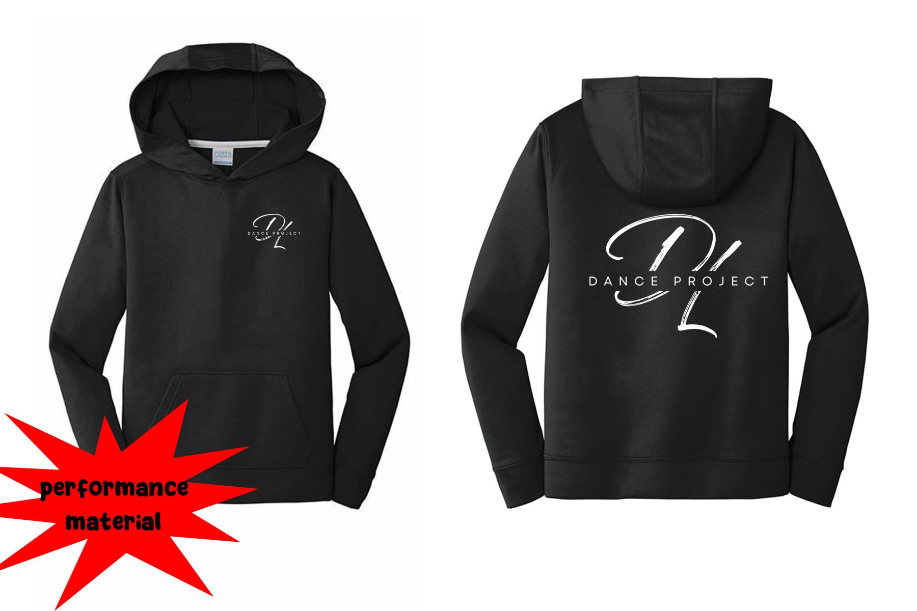 DL Dance Project Performance Hooded Sweatshirt Design 2
