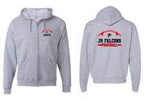 Falcons Football Zip up Sweatshirt Design 3