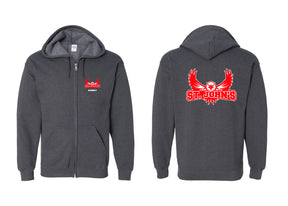 St. John's Design 3 Zip up Sweatshirt