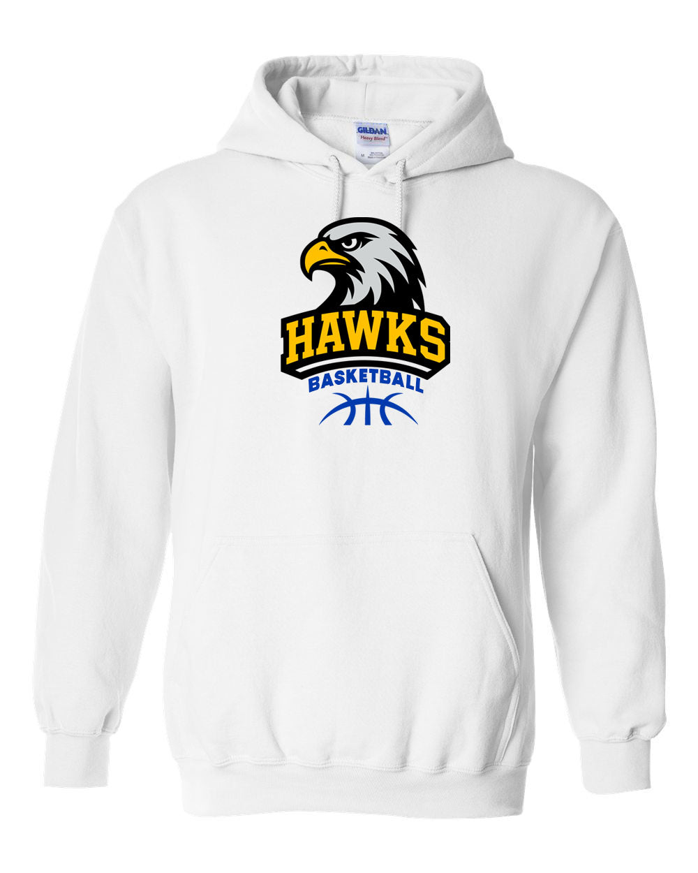 Hawks Basketball Hooded Sweatshirt Design 1