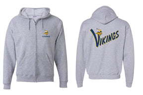 Vernon design 12 Zip up Sweatshirt