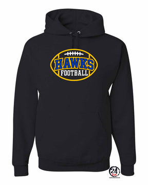 Hawks Football Hooded Sweatshirt Design 1