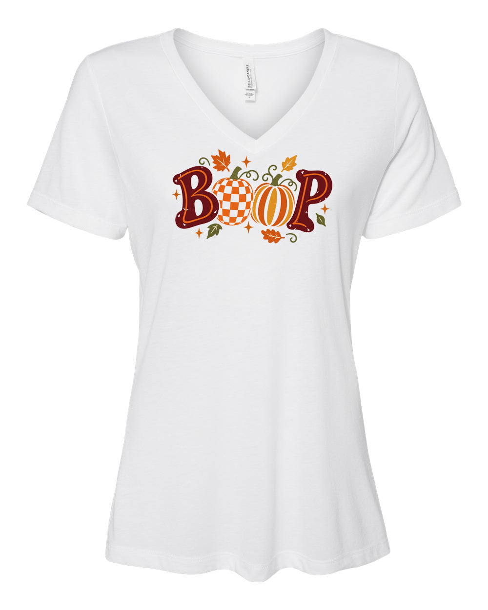 Boop V-neck T-shirt Design 3
