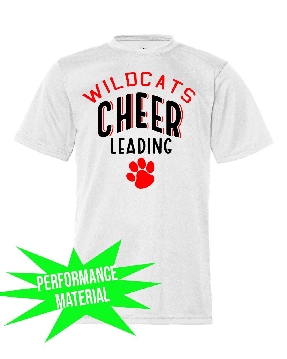 Wildcats Cheer Performance Material design 5 T-Shirt