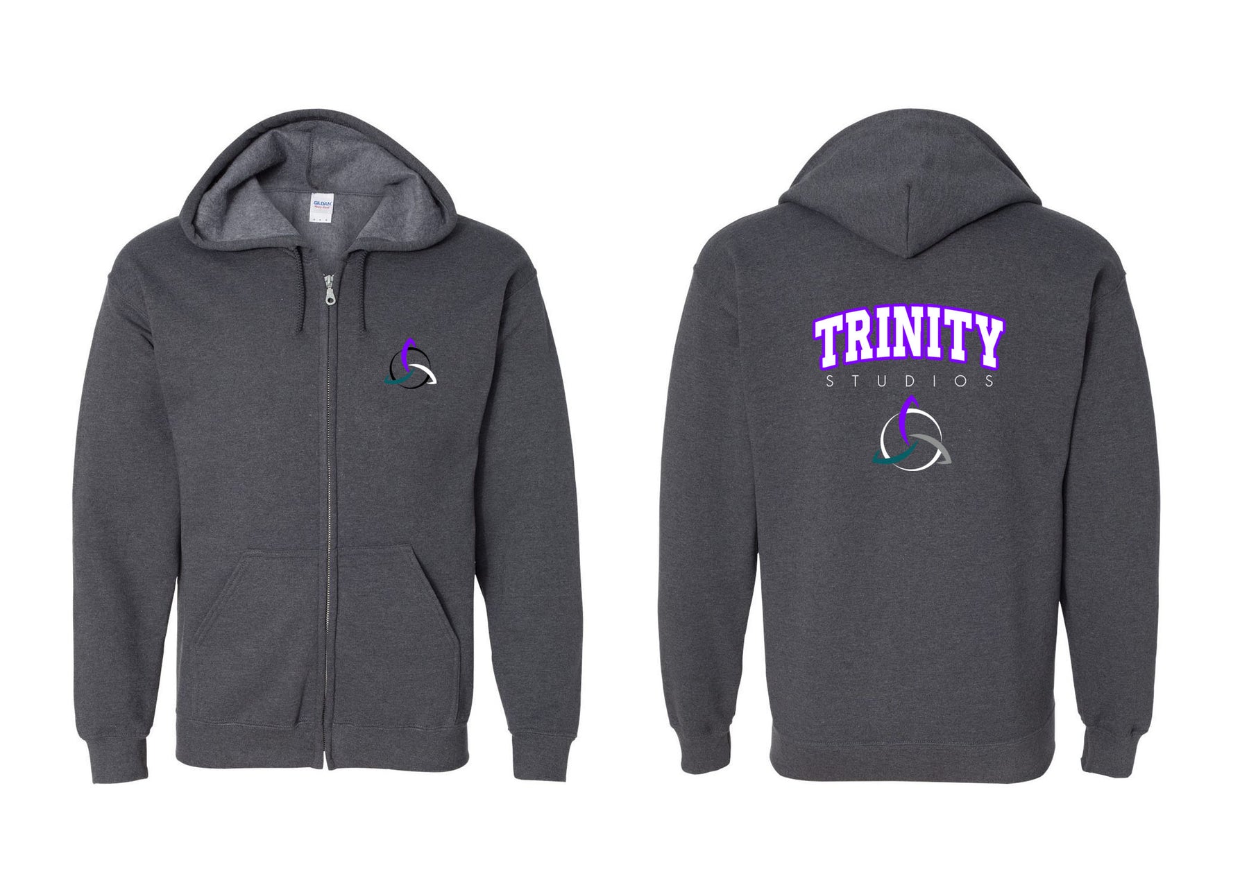 Trinity design 5 Zip up Sweatshirt