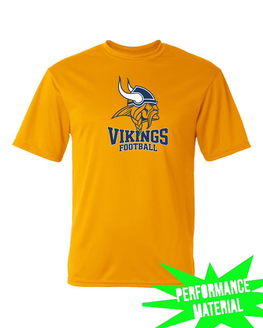 Vikings Football Design 5 Performance Material T-Shirt