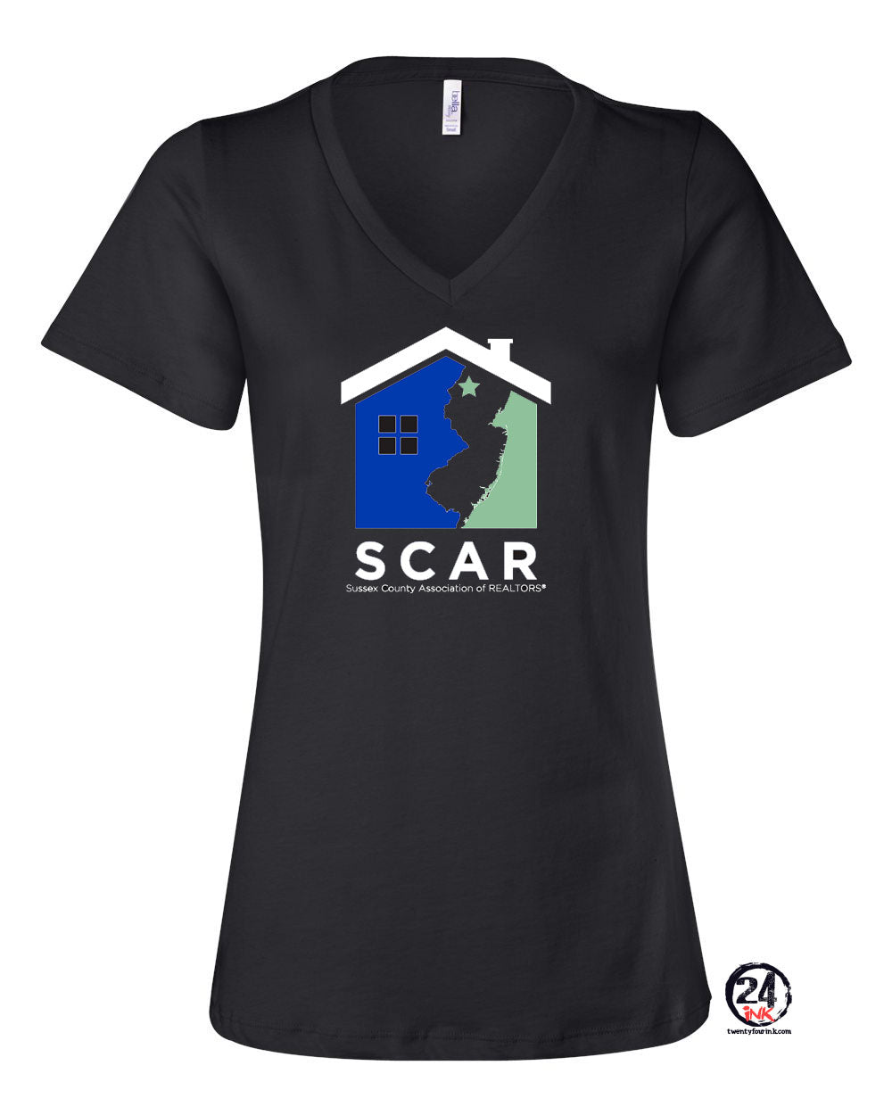 SCAR V-neck T-Shirt Design 5