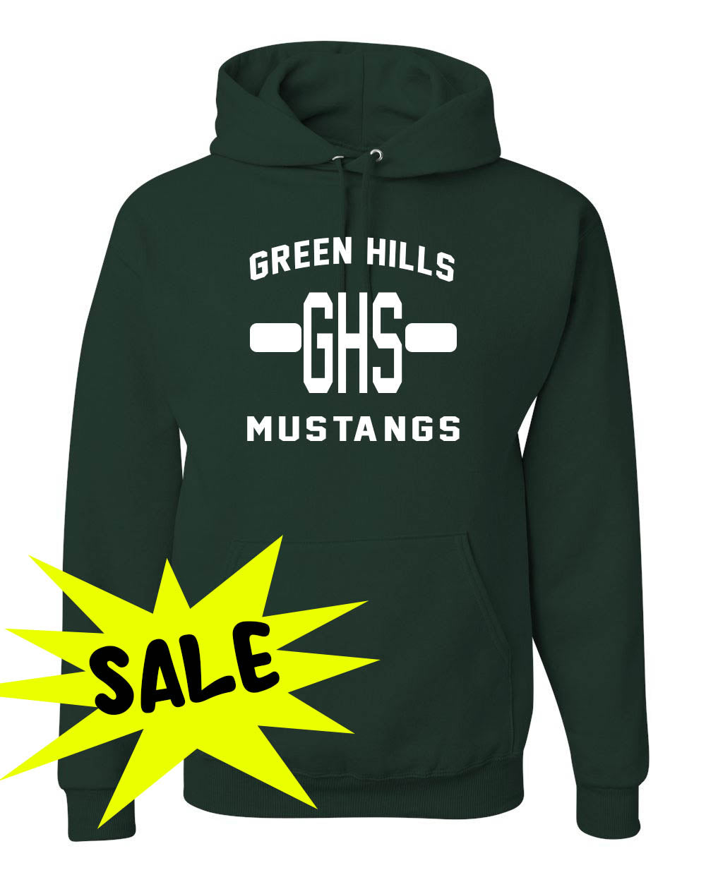 Green Hills Design 19 Hooded Sweatshirt