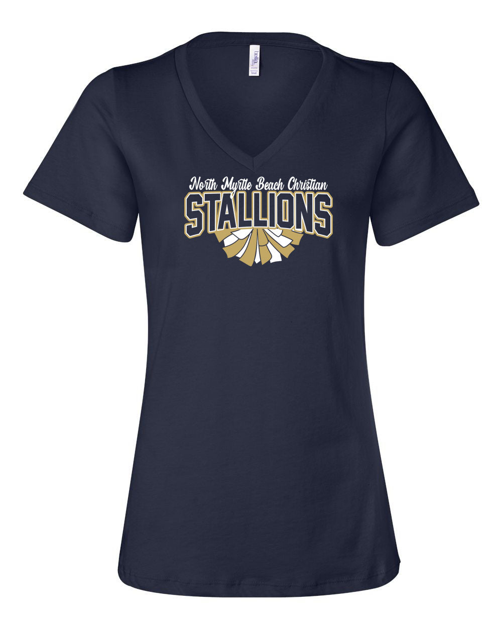 NMB Christian Cheer V-neck T-Shirt Design 1