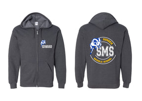 Sussex Middle Design 5 Zip up Sweatshirt