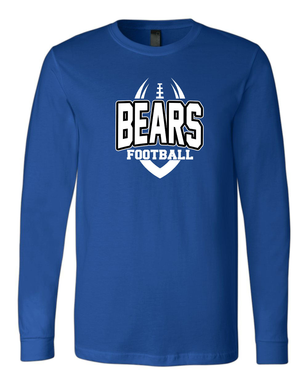 Bears Football Long Sleeve Shirt Design 1