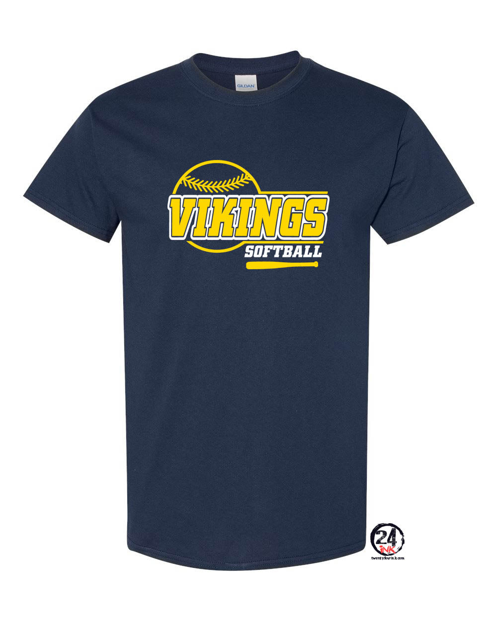 Vikings Softball T-Shirt Design 1