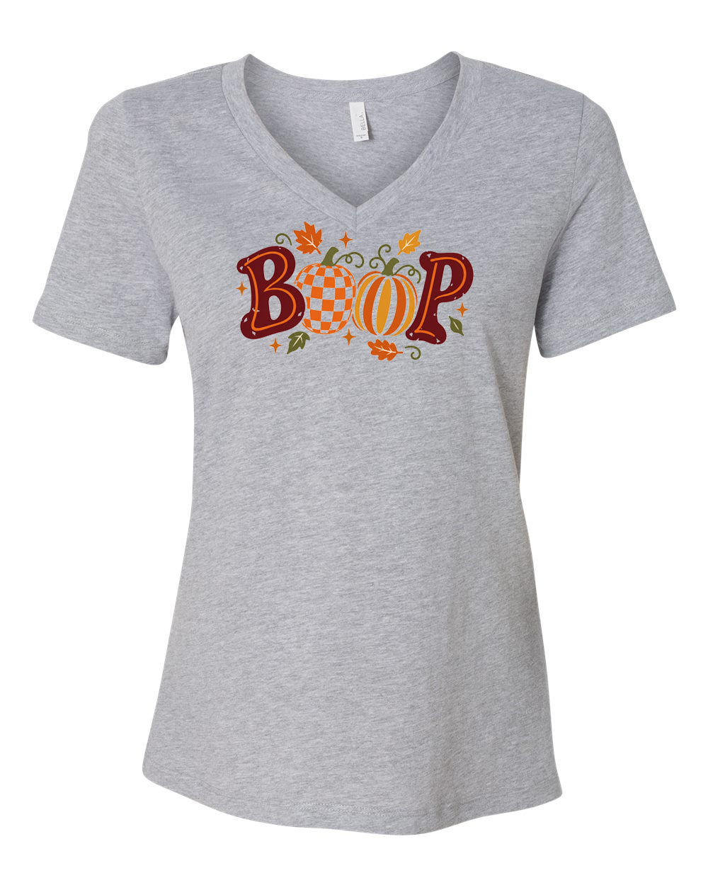 Boop V-neck T-shirt Design 3
