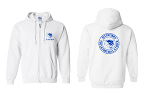 Kittatinny Football Design 11 Zip up Sweatshirt