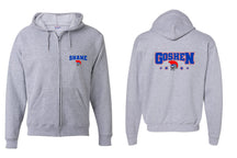 Goshen School Zip up Sweatshirt Design 9