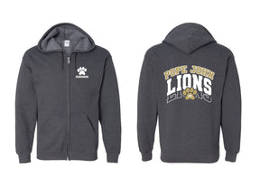 Lions Cheer Design 1 Zip up Sweatshirt