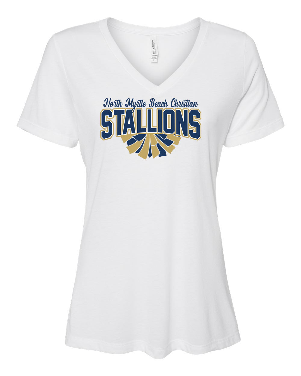 NMB Christian Cheer V-neck T-Shirt Design 1