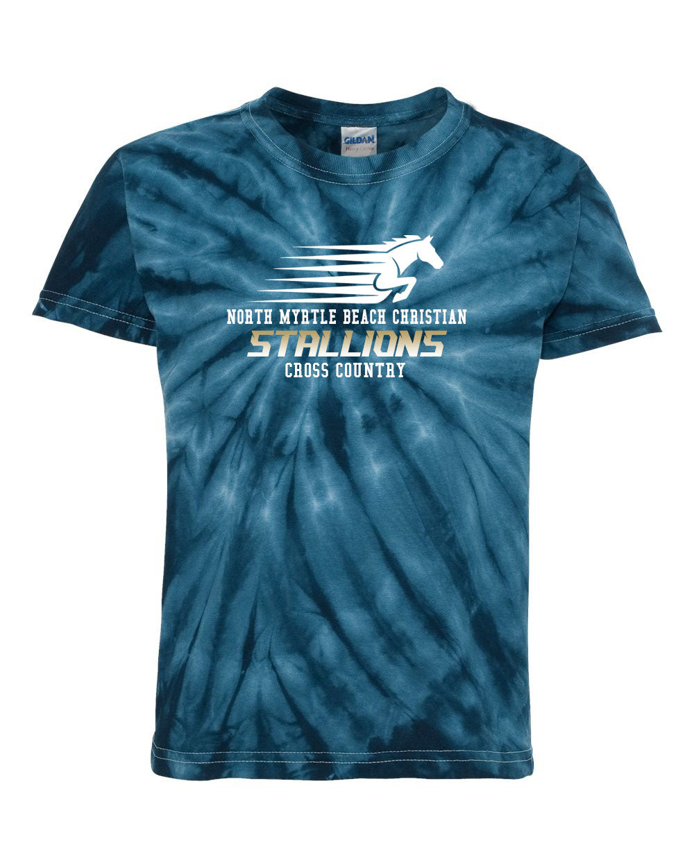 NMB Christian Cross Country School Design 1 Tie Dye t-shirt