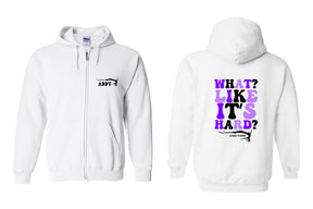 NJ Dance design 23 Zip up Sweatshirt