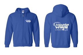 KHS Cheer design 5 Zip up Sweatshirt