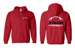 Falcons Football Zip up Sweatshirt Design 3