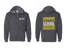 Lounsberry Hollow design 1 Zip up Sweatshirt