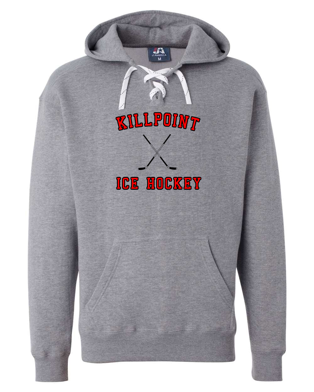 Killpoint Hockey Design 3 Hooded Sweatshirt with laces