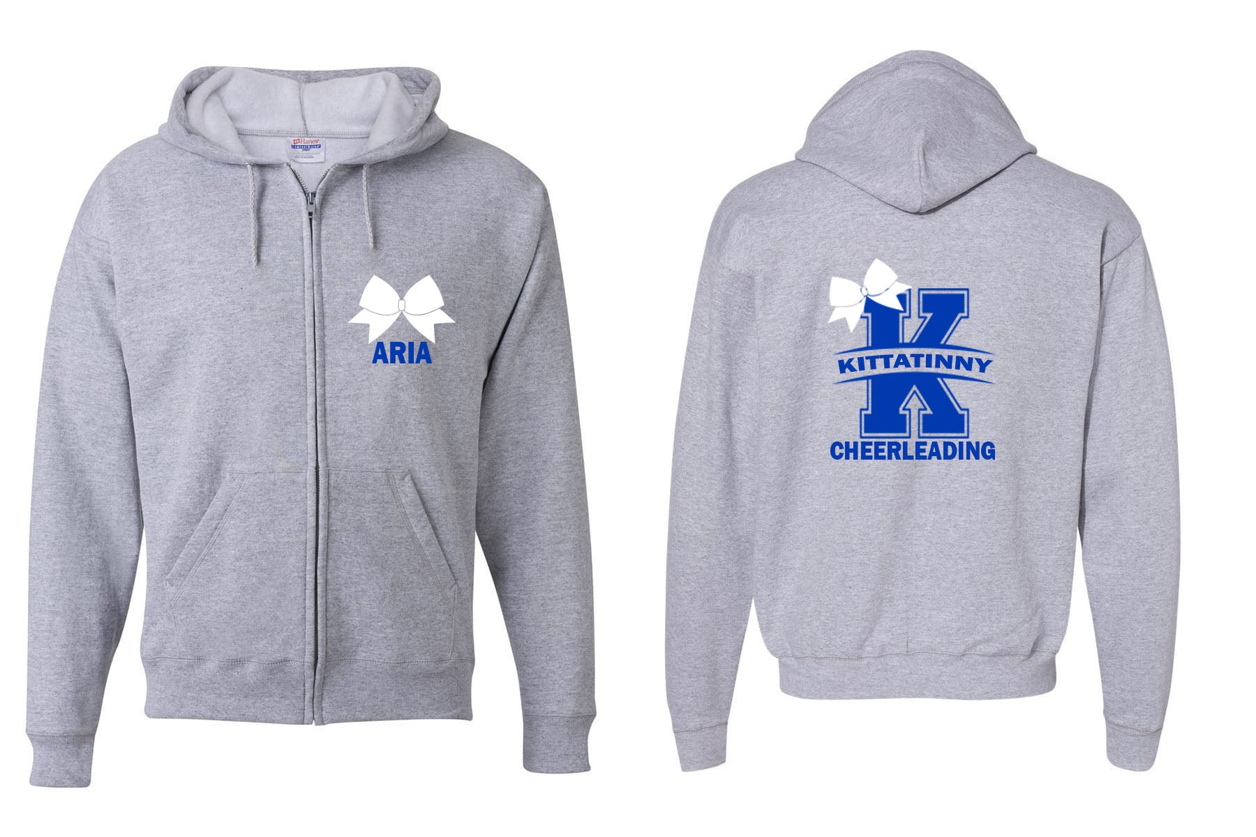 KHS Cheer design 3 Zip up Sweatshirt