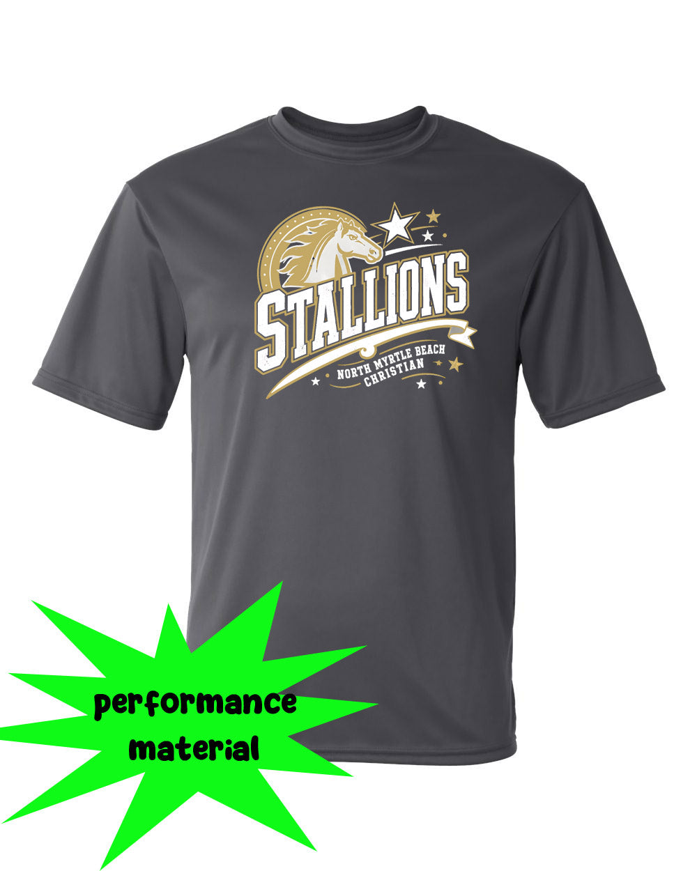NMB Christian School Spiritwear Performance Material Shirt Design 2