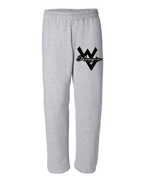 Wallkill Cheer Design 1 Open Bottom Sweatpants