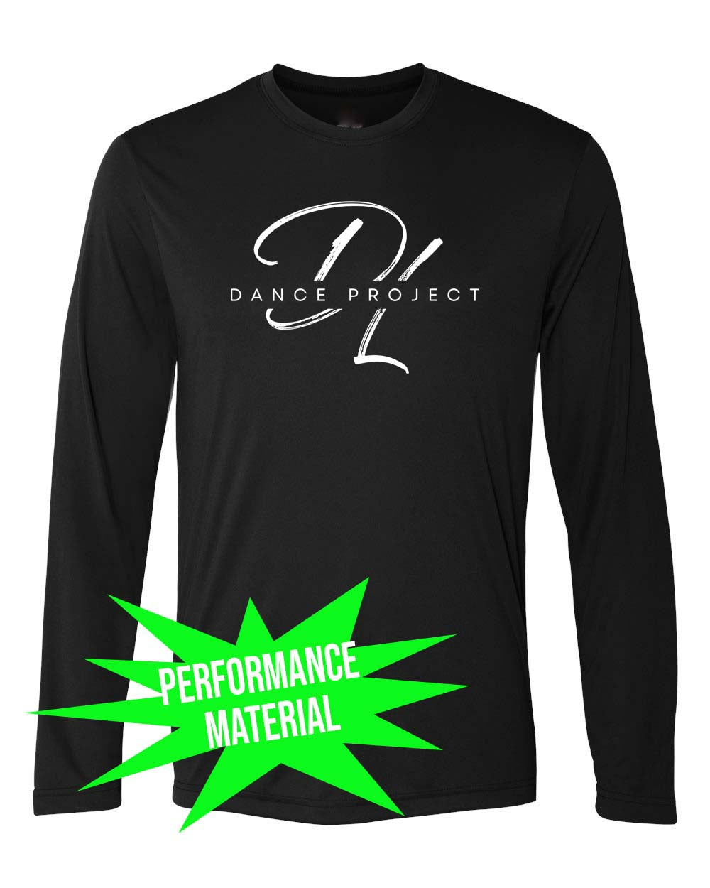DL Dance Project Performance Material Long Sleeve Shirt Design 1