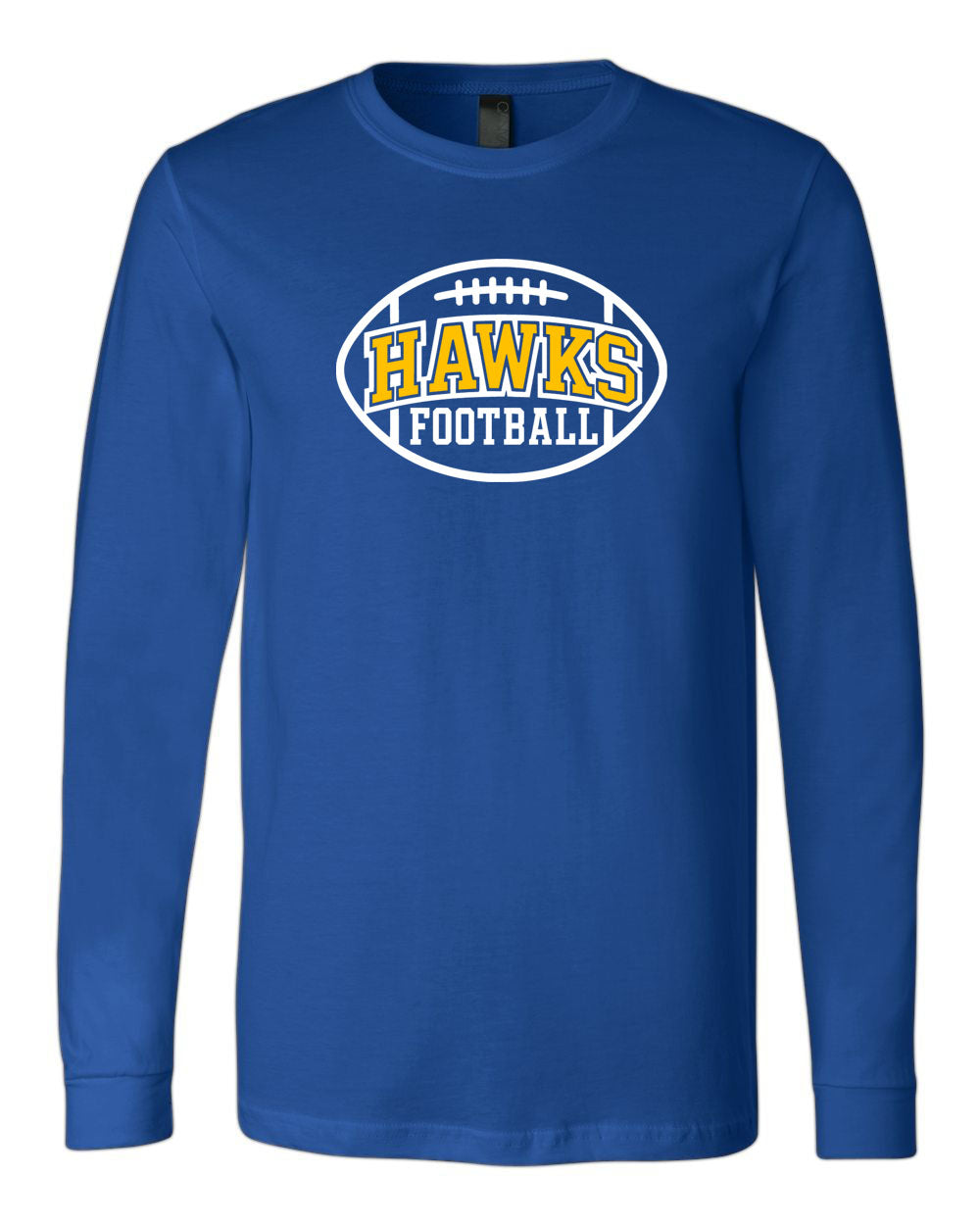 Hawks Football Long Sleeve Shirt Design 1
