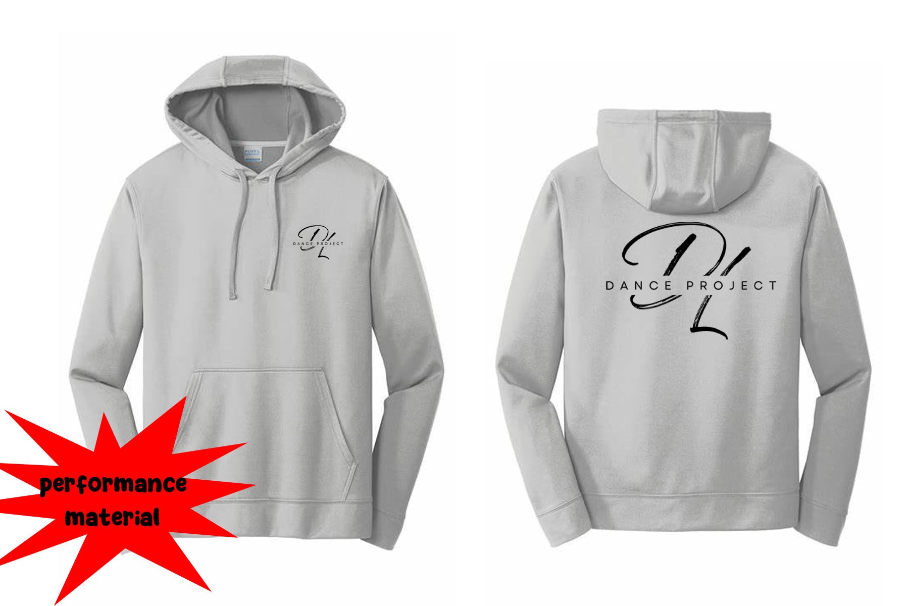 DL Dance Project Performance Hooded Sweatshirt Design 2