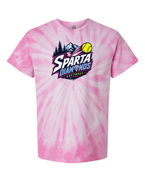 Sparta Diamonds Design 1 Tie Dye t-shirt