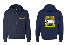 Lounsberry Hollow design 1 Zip up Sweatshirt