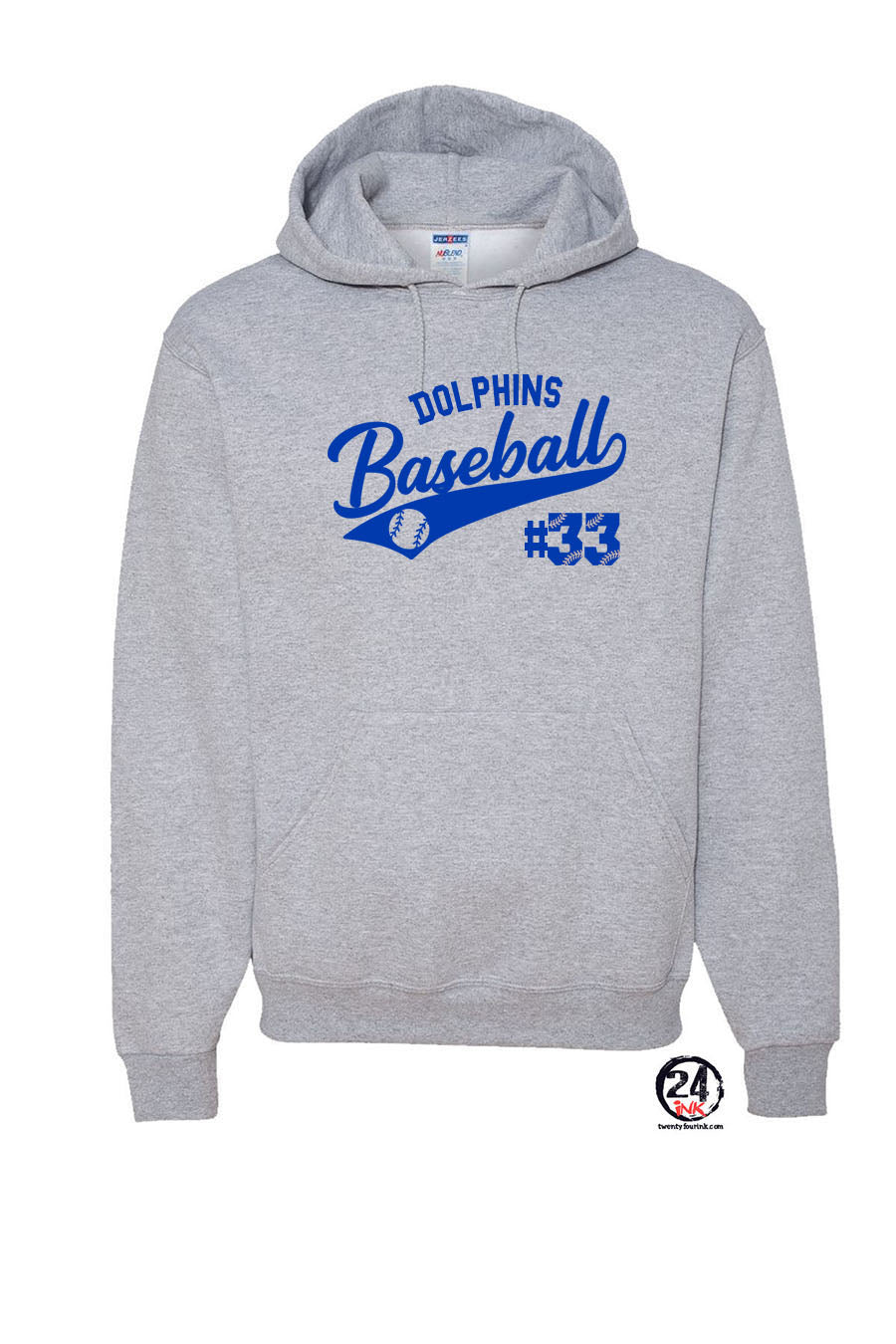 Dolphins Hooded Sweatshirt Design 1