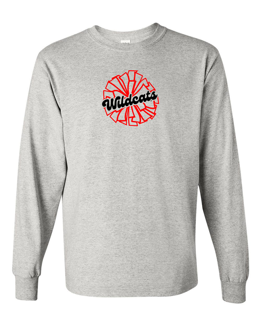 Wildcats Cheer Long Sleeve Shirt Design 1