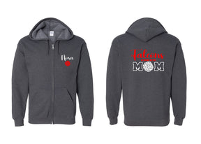 Falcons Cheer Zip up Sweatshirt Design 1